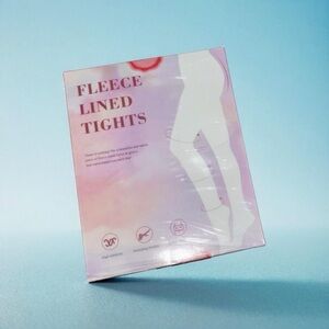 Fleece Lined Tights- 2 Pack- Black/Grey